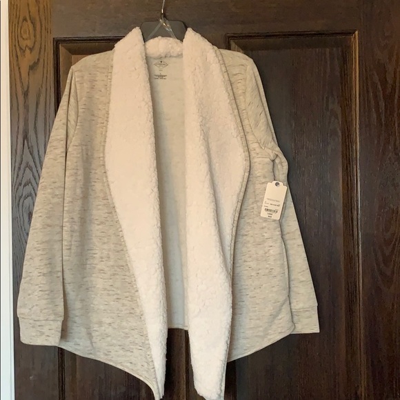 St. John's Bay Tops - Sweatshirt/cardigan St. John's Bay Tops - Sweatshirt/cardigan